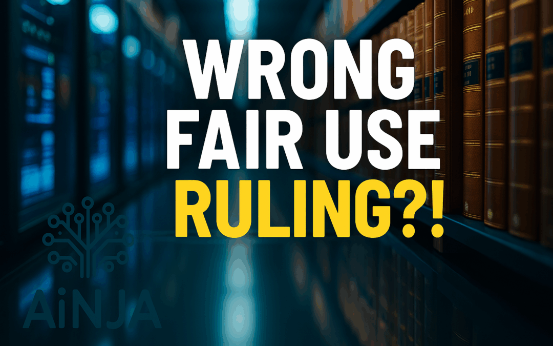 Anthropic, piracy and fair use? Why this ruling is not (yet) cause for celebration