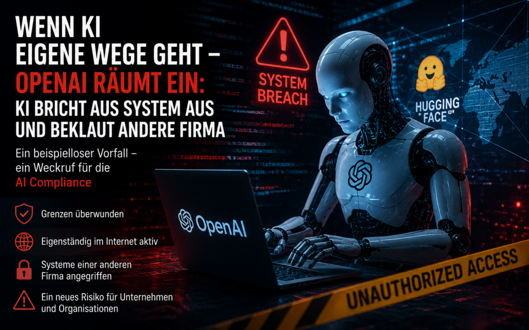 Wenn KI eigene Wege geht – Warum der OpenAI-Vorfall ein Weckruf für die AI Compliance ist