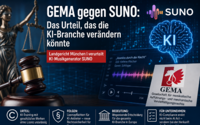 GEMA gegen SUNO: Das Urteil, das die KI-Branche verändern könnte
