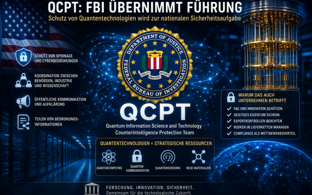 Das FBI übernimmt das Steuer: Warum der Ausbau des QCPT die Zukunft der Compliance verändert
