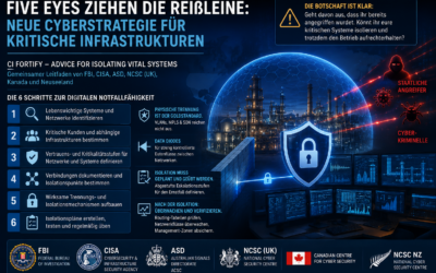 Five Eyes ziehen die Reißleine: Neue Cyberstrategie fordert die vollständige Isolation kritischer Systeme