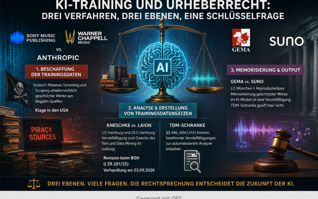 Sony und Warner gegen Anthropic: Der Milliardenstreit zeigt, wo die Grenze zwischen KI-Training und Urheberrechtsverletzung verläuft
