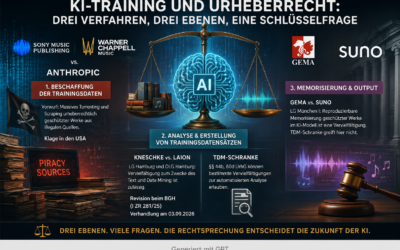 Sony und Warner gegen Anthropic: Der Milliardenstreit zeigt, wo die Grenze zwischen KI-Training und Urheberrechtsverletzung verläuft